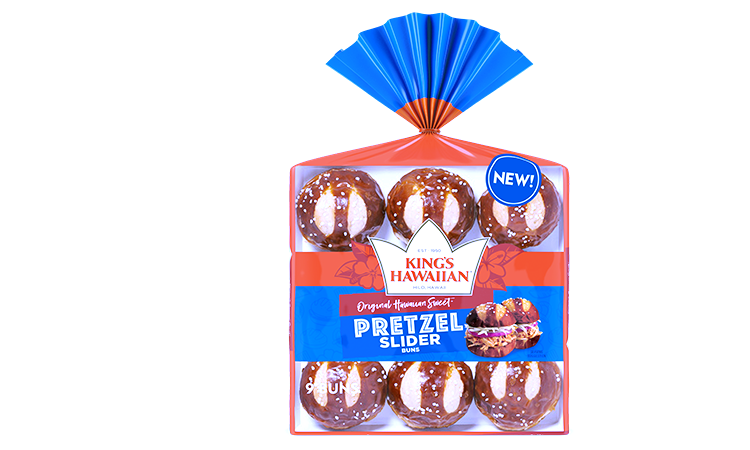 KING'S HAWAIIAN® || Original Hawaiian Sweet Pretzel Slider Buns