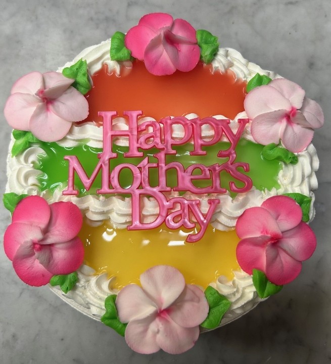 Mother's Day Paradise Plumeria Lei Cake