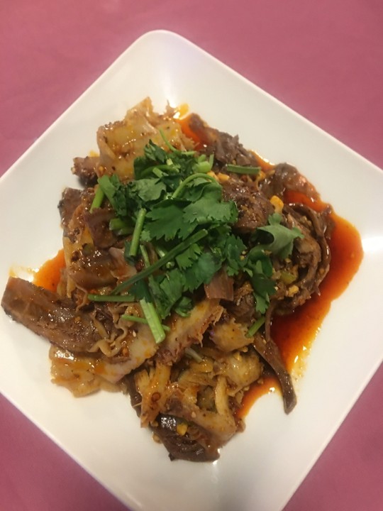 Beef and Tripe in Chili Oil(夫妻肺片)