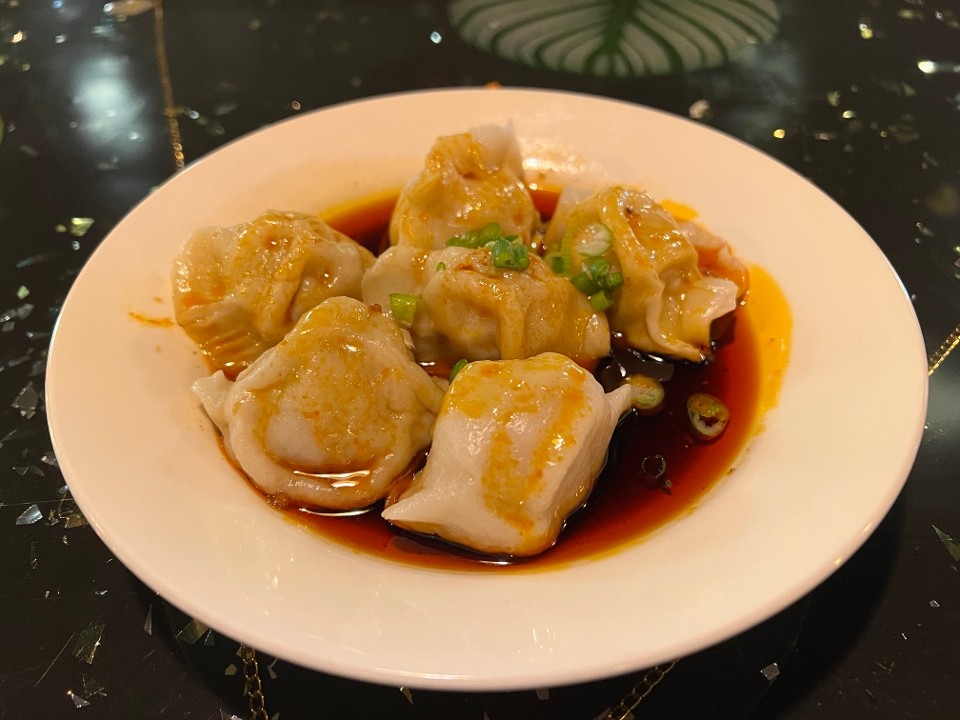 Pork Dumplings in Chili Oil(6)红油猪肉水饺