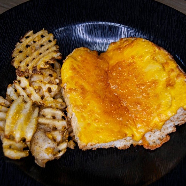 Grilled Cheese W/ Waffle Fries