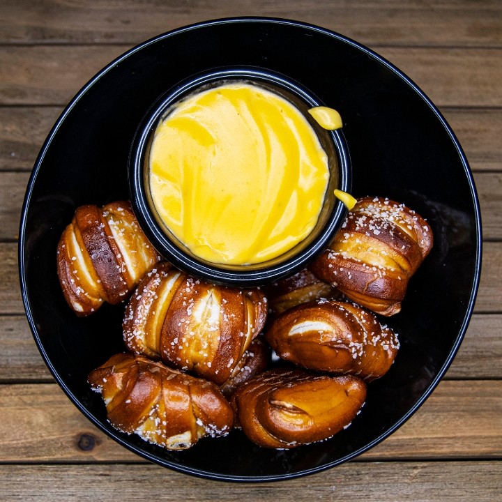 Pretzel Bites W/ Cheese Sauce