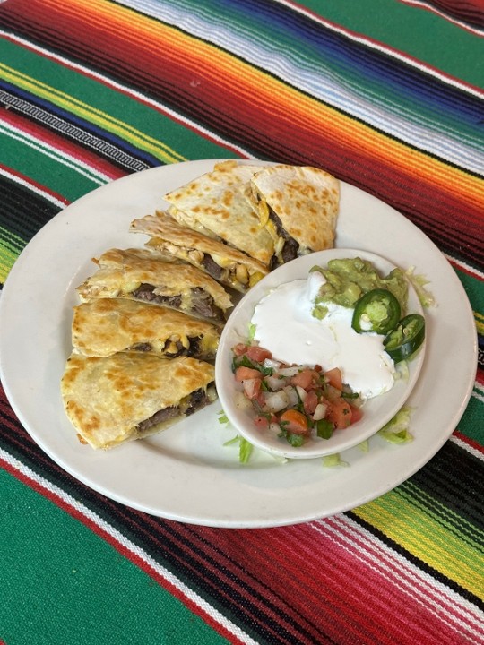 Quesadilla Shrimp, Steak and Chicken