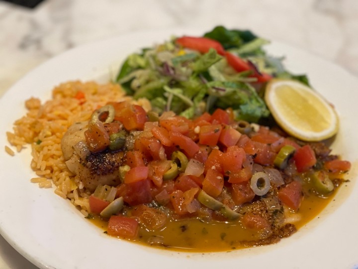 Tilapia a la Veracruzana