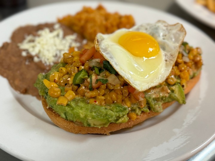 Street Style Corn Avocado Toast