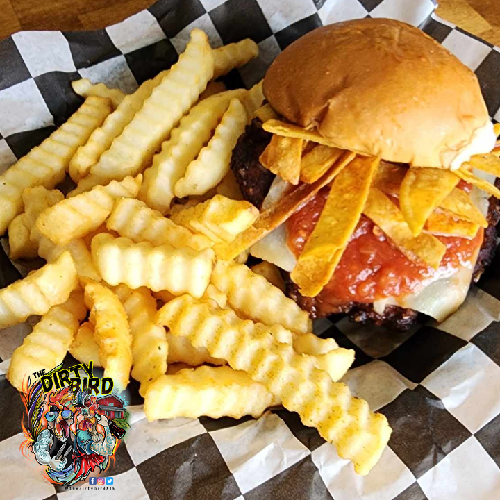 Black Bean Salsa Burger