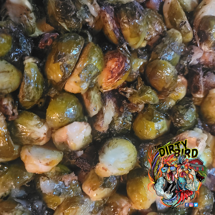 Roasted BBQ Brussel Sprouts
