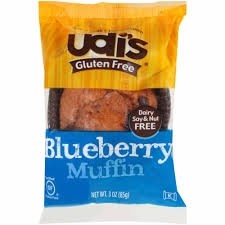 UDIS GLUTEN FREE BLUEBERRY MUFFIN