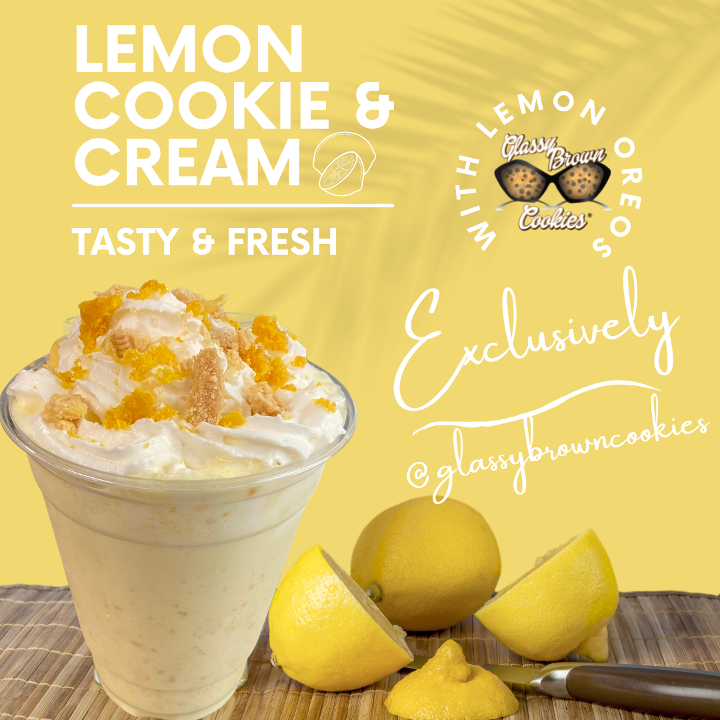Lemon Cookie & Cream Milkshake