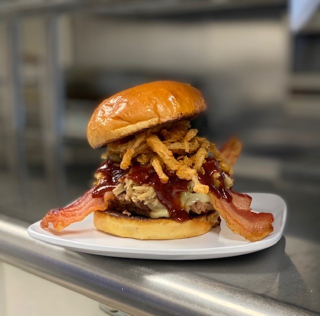 Tom & Todd's Heavenly BBQ Burger