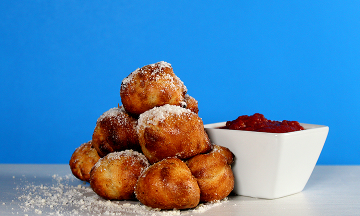 Garlic Parmesan Knots