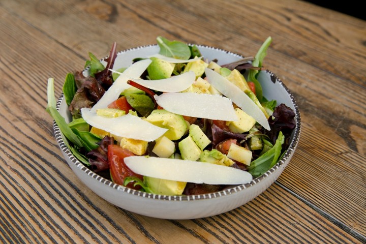 Avocado, Mixed Lettuces, Tomato, Comté Salad (V, GF)