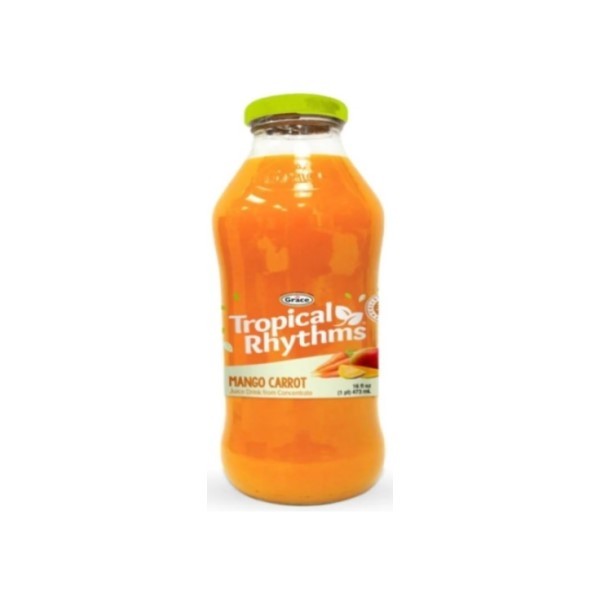 Mango Carrot Glass bottle