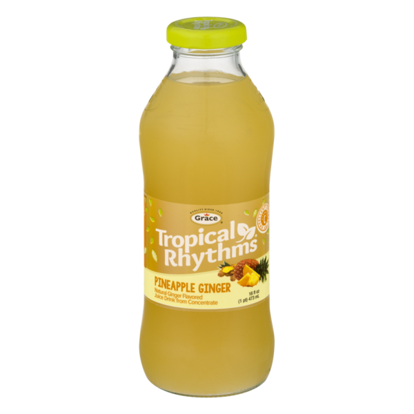 Pineapple Ginger Juice Glass Bottle
