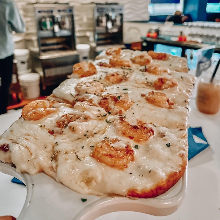 Shrimp Alfredo Flatbread