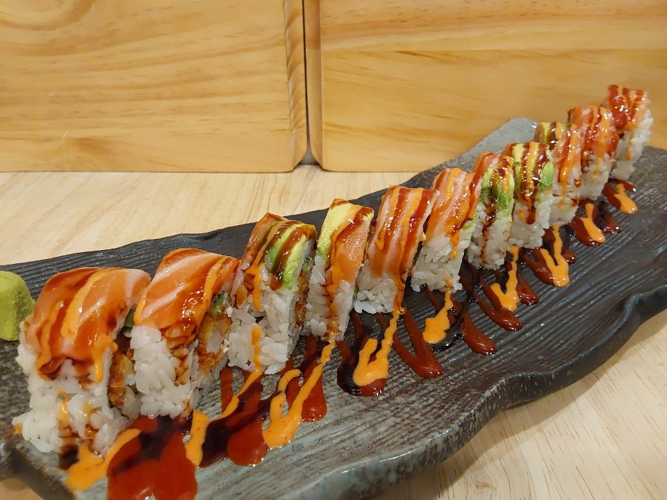 3S Roll (Spicy Shrimp Salmon)