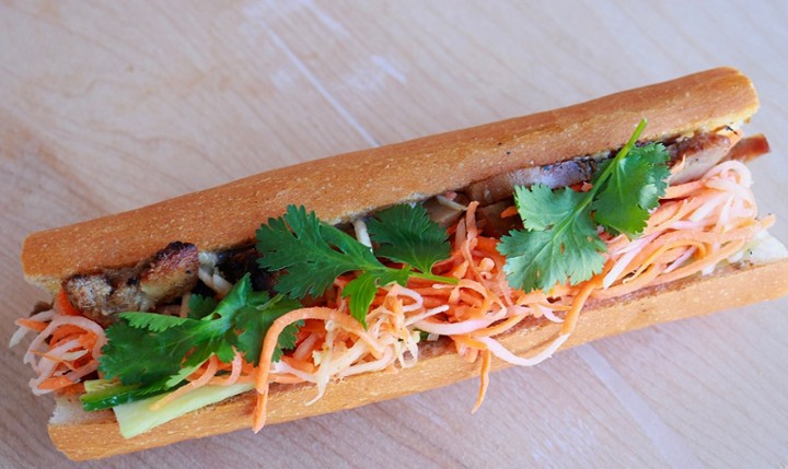 Grilled Lemongrass Chicken Banh Mi