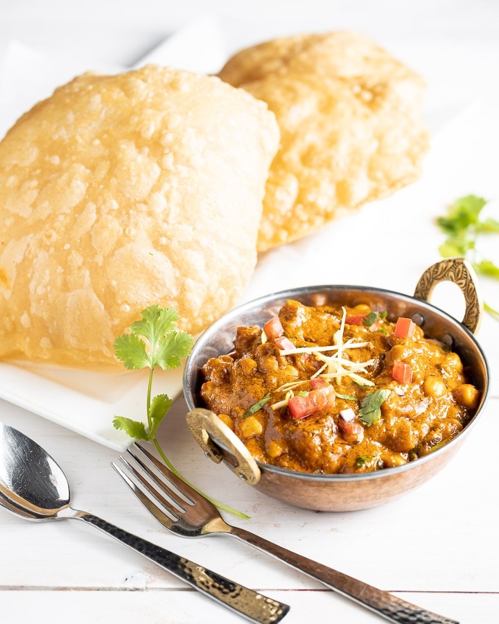 Curried Chickpeas & Fry Bread
