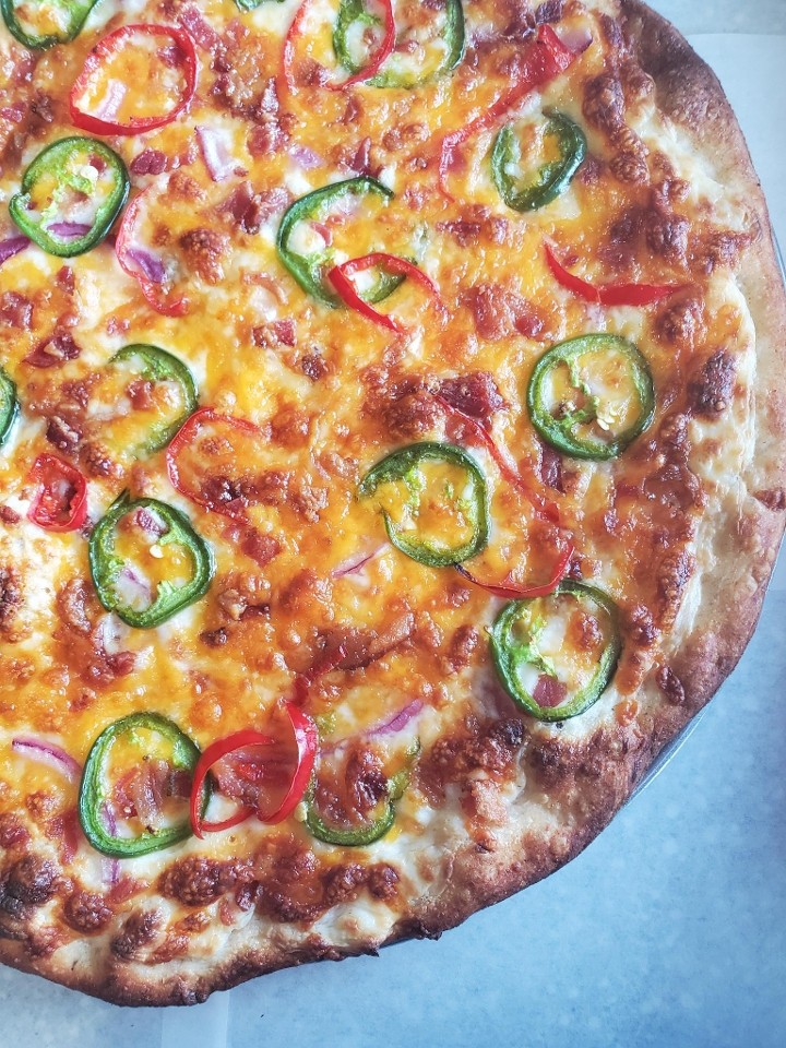12" Small Jalapeño Popper Delight
