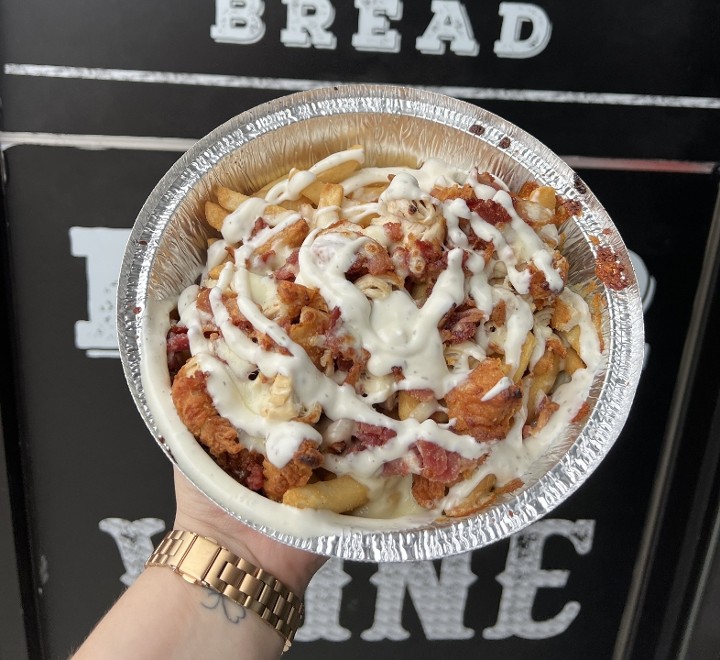 Chicken Bacon Ranch Loaded Fries