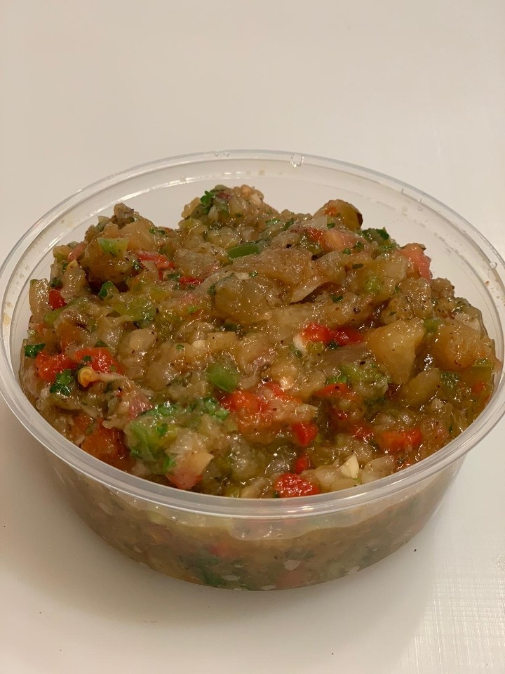 Mutabel (Grilled Eggplants Salad)