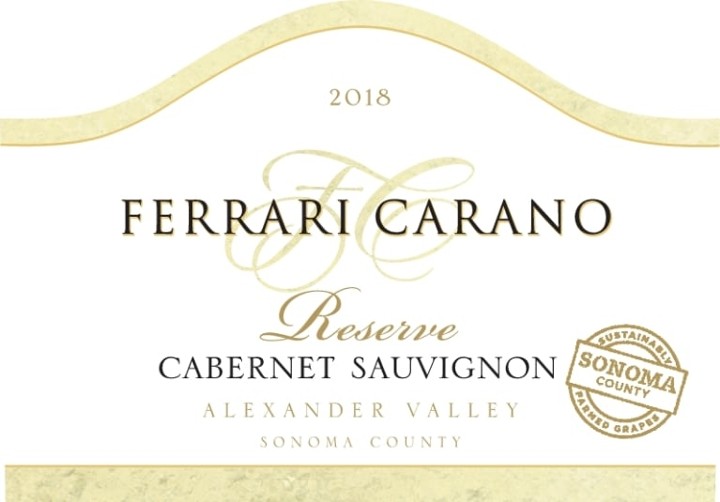 Ferrari Carano Reserve Cabernet Sauvignon Bottle-Lounge/Dry Storage