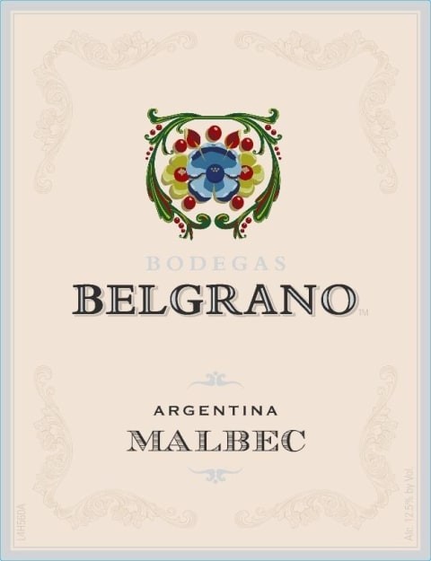 Bodegas Belgrano Malbec Mendoza Bottle-Lounge/Dry Storage