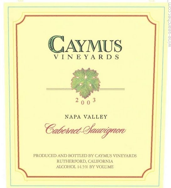 Caymus Cabernet Sauvignon Bottle