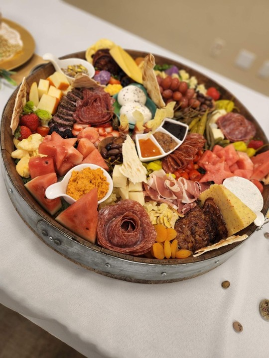 Charcuterie Board on Lazy Susan