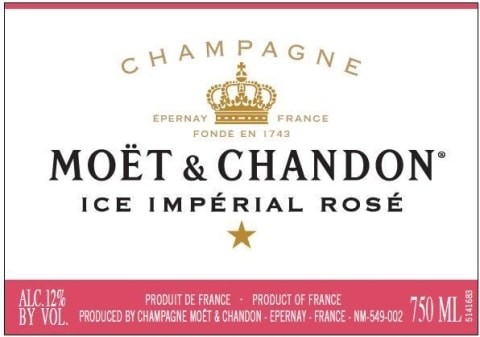 Moet & Chandon Ice Rose Bottle