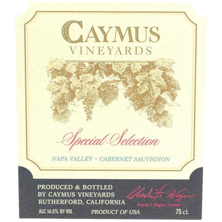 Caymus Special Selection Cabernet Sauvignon Bottle