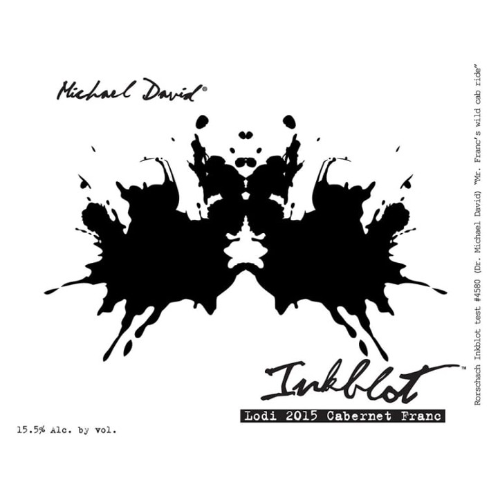 Michael David Inkblot Petite Syrah Bottle-Dry storage