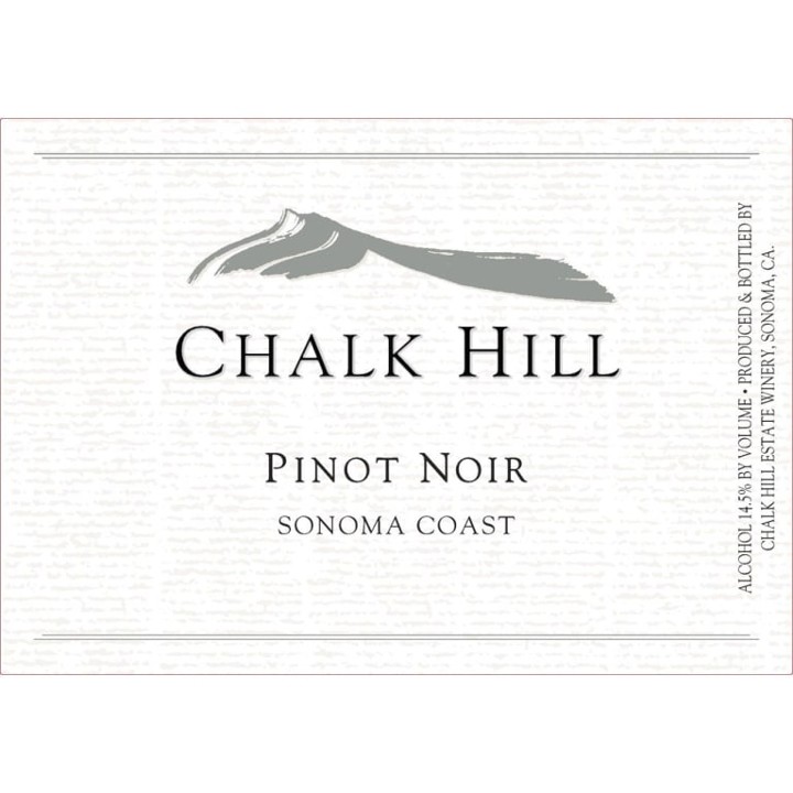 Chalk Hill Pinot Noir Sonoma Coast Bottle