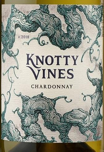 Knotty Vines Chardonnay Bottle