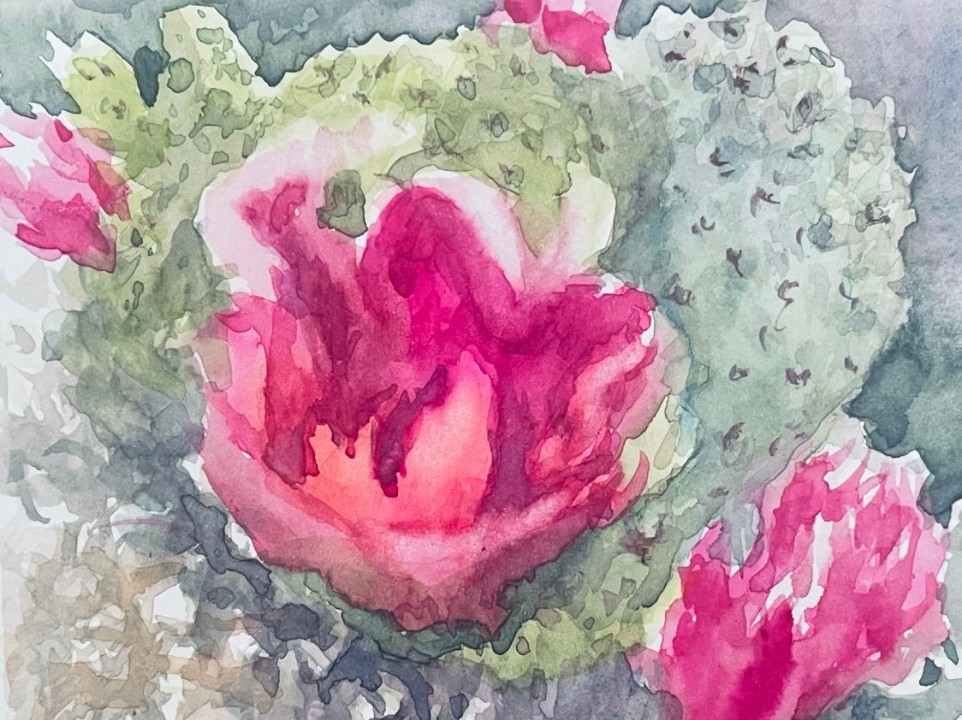 5/2 Blooming Desert Watercolor with KJ
