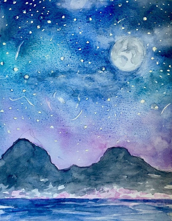 5/23 Havasu Nights Watercolor with KJ