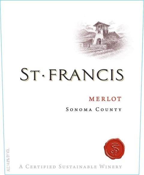 St. Francis Merlot 2018 Bottle