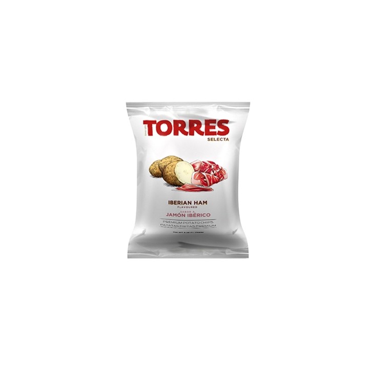TORRES Potato Chips / Iberian Ham / 150g
