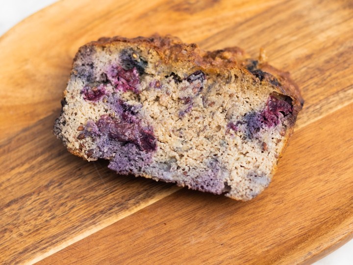 Gluten Free Blueberry Banana Bread (V, GF)