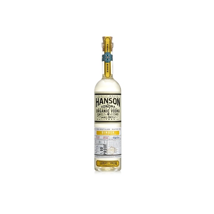 HANSON OF SONOMA Organic Vodka / Ginger / 750ml
