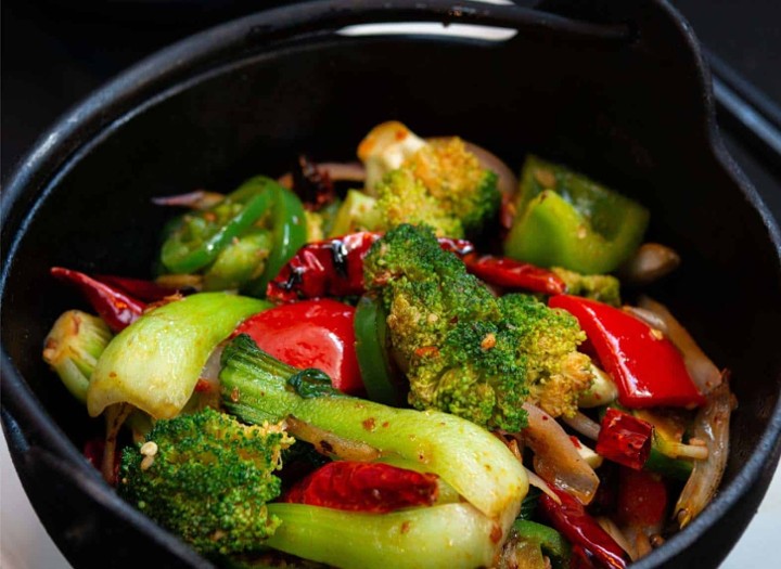 V10 Griddle Cooked Spicy Pot Vegetable