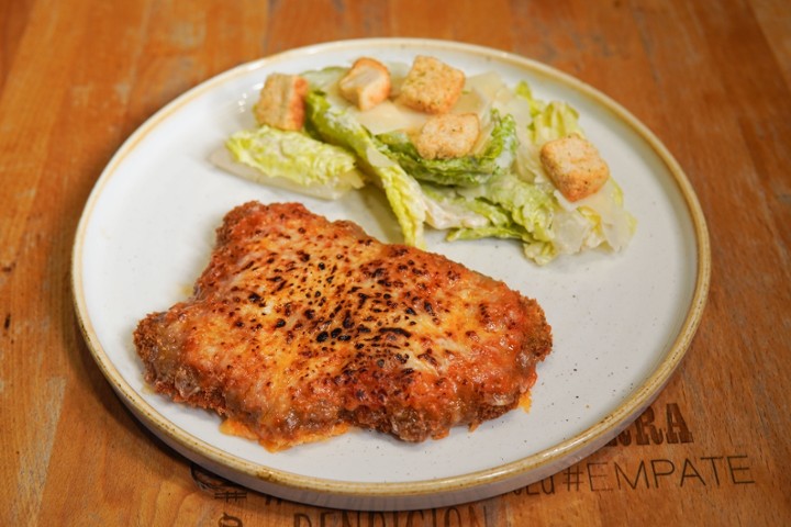 MILANESA DE CARNE A LA NAPOLITANA