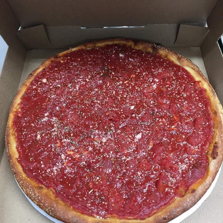 14" Traditional Chicago Pizza + 1 Topping