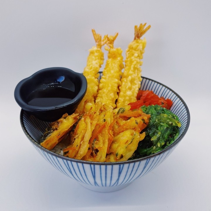 Tendon (Shrimp Tempura and Mixed Veggies Tempura  Bowl)
