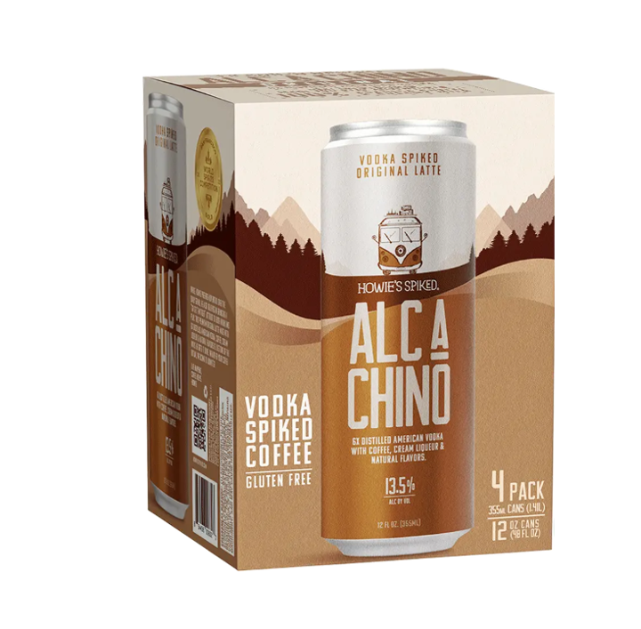 Alc-A-Chino - Original Spiked Latte 12oz - 4pk