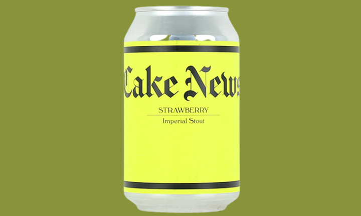 Omnipollo Cake News Strawberry Imperial Stout - 12oz - 1 can