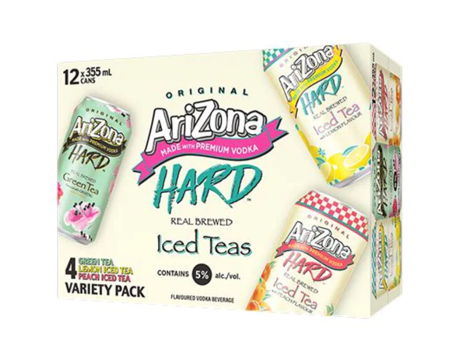Arizona Hard Tea Variety Pack - 12oz - 12pk