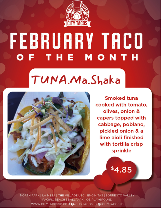 Taco of the Month - February