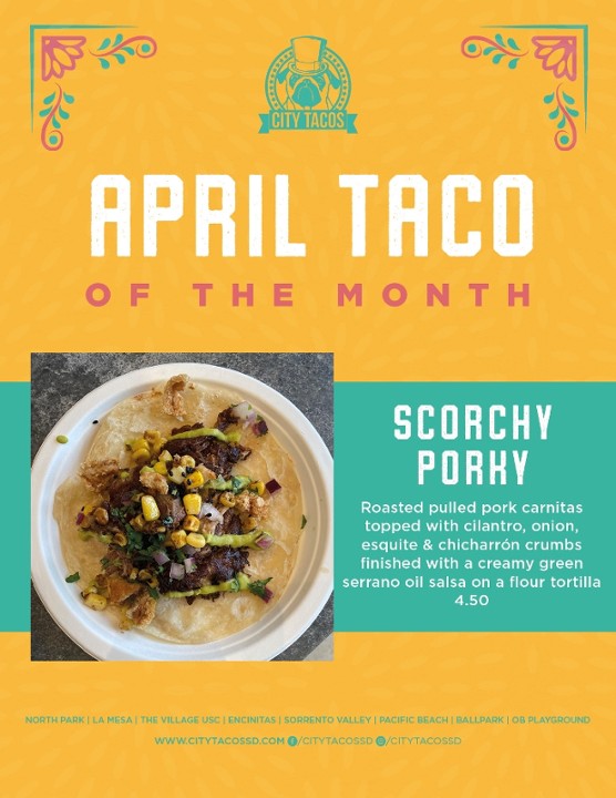 Taco Of The Month - April