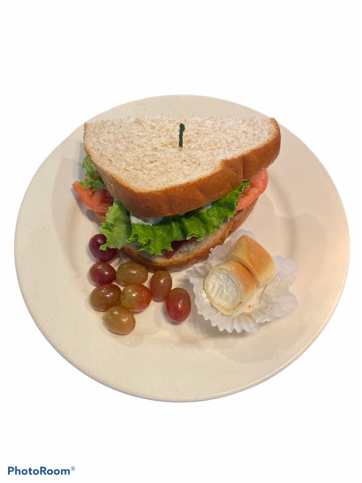 Half EggPotato Sandwich